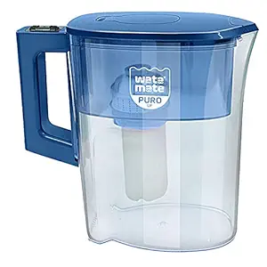Watamate Puro UF, Water Filter Pitcher with Ultra Filtration (Blue)