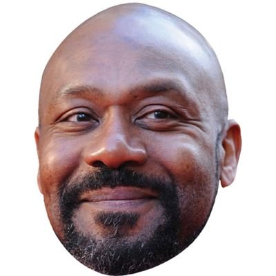 Lenny Henry Celebrity Mask, Flat Card Face, Fancy Dress Mask