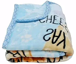 First Kick Baby Blankets New Born Pack of Double Layered Supersoft Mink AC Blanket for Baby Boy and Baby Girl