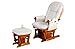 Tutti Bambini GC35 Glider Chair & Stool (Antique Pine)