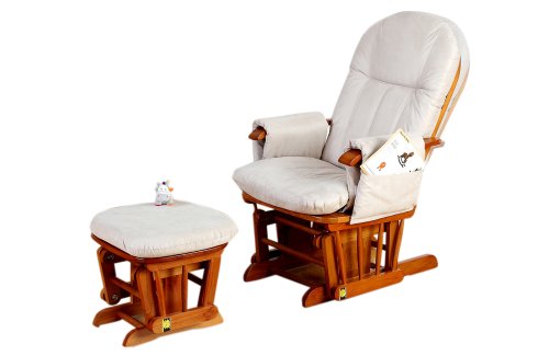 Tutti Bambini GC35 Glider Chair & Stool (Antique Pine)