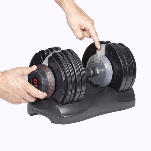 DialTech Hantelsystem – Einstellbare Hantel von 5 bis 32,5 KG im Set - 7