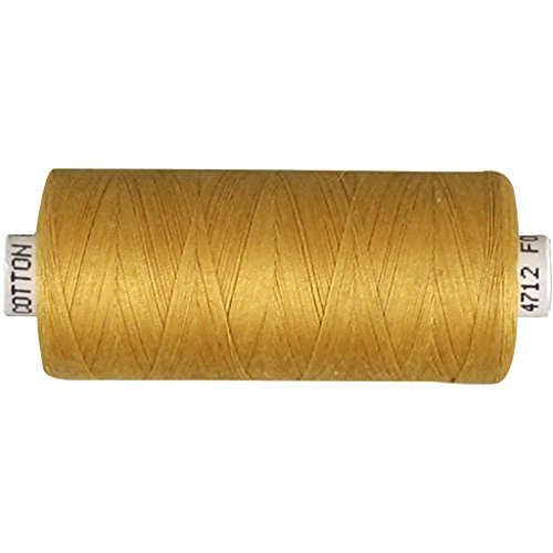 Nähgarn, golden, Baumwolle, 1000 m - 2