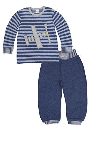 Kanz Baby Boys 1525071 Striped Crew Neck Long Sleeve Pyjama Set, Multicoloured (y/d Stripe Multicolored 0001), 18 - 24 Months
