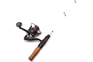 GudGmtoy Fishing rod Ice Fishing Rod Sea fishing Rod Carbon Fiber with Cork Handle Spinning Reel Boat Fishing Rock fishing Freshwater & Saltwater Fishing gear set