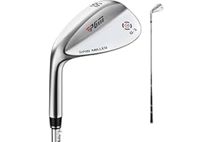 GAOLFUO Cale de sable gauche 56 à 60 degrés pour homme et femme - Qualité supérieure - Pour club de golf - En acier inoxydable - Pour gaucher - Pour homme et femme