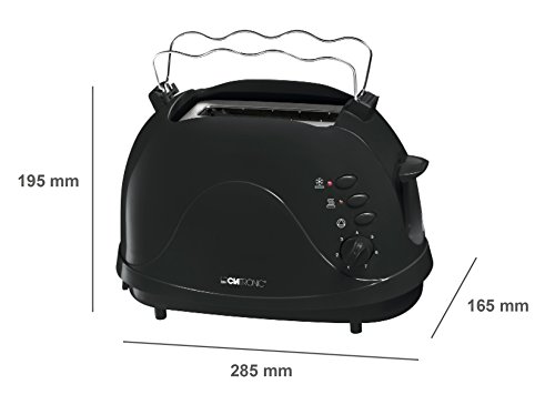 Clatronic TA 3565 2 Scheiben-Toaster, schwarz - 7