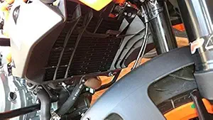 Bikers Billet KTM Duke/RC 250/390 Radiator Grille Guard/Cover/Protector (Black) Version 1.0