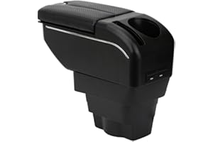 ZENVI MittelArmlehnen Compatible with OPEL ASTRA J Armlehnen 2009-2015 Mittelkonsolen Veranstalter Armlehnen Zweitüriger Stil Verwendbar Ellbogenstütze（Kohlefaser Stil）