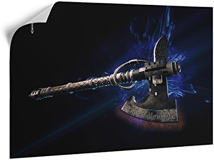 Warhammer Art Force Axe-A3 Removable Canvas Poster Official Games Workshop Merchandise, White, 42 x 30 x 0.2 cm