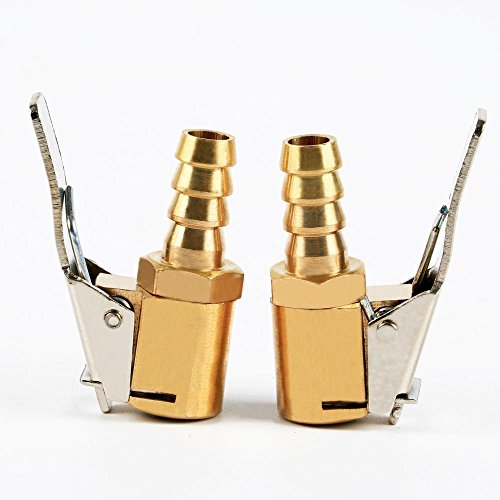 Yahee 2 x Momentstecker Ventil 8mm Druckluft Reifen Reifenfüllnippel Messing Hebelstecker Ventilaufsatz - 4
