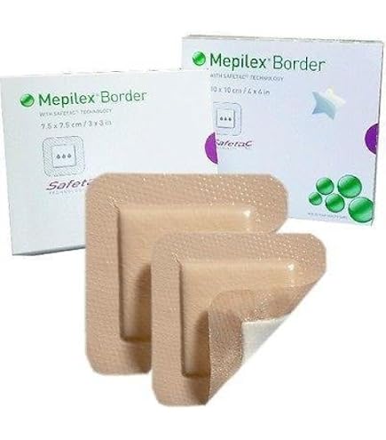 Mepilex Border Flex 10 x 10 cm Hospital Dressings for Skin Tears