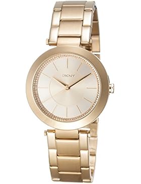 DKNY 36MM GOLD EDELSTAHL VERGOLDET ARMBAND MINERAL GLAS UHR ny2286