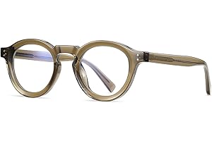 kachawoo Blue Light Blocking Eyeglasses Frame Vintage TR90 Leopard Glasses Blue-Ray Eyewear for OL Classic Korean Style Frames