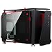 Produktbild Jonsbo MOD1-Mini Black/Red, Mini-ITX Tower, USB 3.0, Aluminium, gehärtete Glass-Seitenteile, schwar