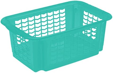 OK Rotating/Stacking Basket, Blue/Transparent, Large