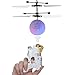 Produktbild JAMSWALL RC Fliegender Ball, Etpark RC Infrarot Induktionshubschrauber RC Spielzeug Ball mit LED Leuchtung für Kinder (Weiß)