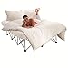 Price comparison product image Starry Night Deluxe Lightweight Folding Inflatable Bed Double Guest with Frame - Cream.