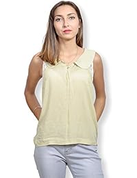 Camisa Mujer SIN mango – Camisa Mujer diseños clásicos de color amarillo