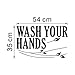 Produktbild Waschen Sie Ihre Hände Badezimmer Vinyl Wall Decal Home Decor Wandaufkleber vinylpared Innenraum für Hauptaufkleber für Küche Raumdekor