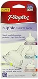 Playtex Nipple Variety Kit - Medium Flow - 4-Count