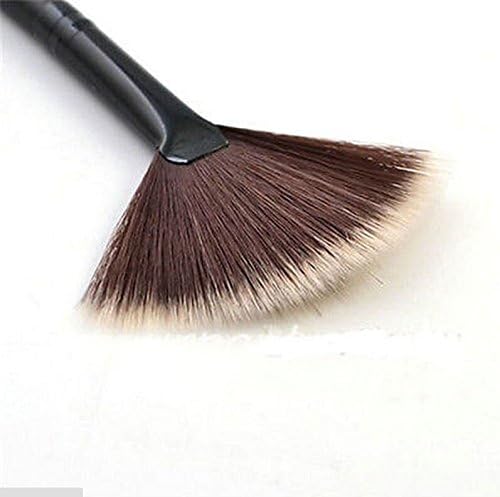 Velishy(TM) Fan Shape Makeup Brush Blending Highlighter Face Contour Powder Brush