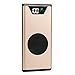 Produktbild Big-Mountain-Batterie 10000mAh Power Bank qi Wireless Charger Qi Wireless Power Ladegerät Pad Dual USB Externes Ladegerät Power Bank Pad - LED Anzeige (Gold)