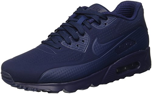 FR Meilleur Nike Air Max 90 Ultra Moire, Baskets Homme, Bleu (Midnight Navy/Midnight Navy/White), 46 EU