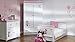 Disney Minnie Mouse Nursery Furniture Set (White with Pink Trim)