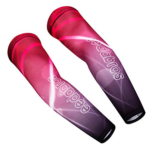 Zhuomei Manche Manchette Bras Protection UV Respirant Manchons de Bras Sport Vélo Golf Cyclisme Basketball