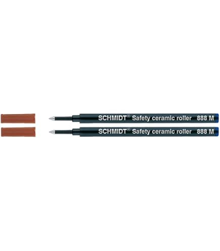 Schmidt 888 Nachfüllminen – Blau, 3 Stück, Keramikspitze Für Tintenroller