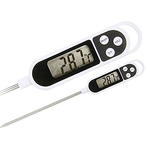 KT300 Haushalt Küche Labor BBQ Kochen Edelstahl Digital Fleisch Milch Essen Sonde LCD Thermometer Wassertemperatur Instrument Tester Messen - 3