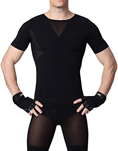 Mens Slimming Body Shaper Seamless Vest Undershirt Shirt Abdomen Slim Waist Corsets Bodysuit
