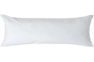 HOMESCAPES Federa per cuscino in puro cotone egiziano, 200 fili, equivalente a 400 fili, per allattamento, gravidanza e supporto per anziani