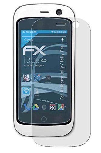 Preisvergleich Produktbild Unihertz Jelly Pro - 3X seidenmatte Premium Folie Antireflex - Antifingerprint - Schutz Folie - Schutzfolie