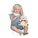 Produktbild 28 Zoll Ganzkörper Weich Silikon Vinyl Babypuppe ungiftig Sichere Spielzeug Handgemachte Entzückende Lebensechte Kleinkind Neugeborenes Baby Puppe Spielzeug