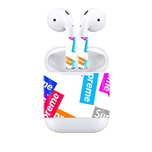 Preisvergleich Produktbild MagicSkin Aufkleber für Apple Airpods Kopfhörer, Vinyl, komplettes Set