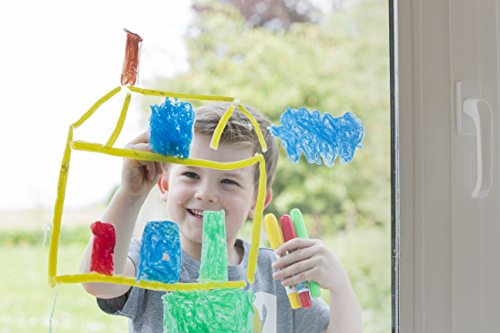 edding 4-16-5 Funtastics Window Marker, Fun e-16, 5er Set, 2-6 mm, sortiert - 3