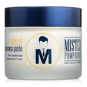 Mister Pompadour Natural Beeswax Hair Styling Paste for Men (2oz)