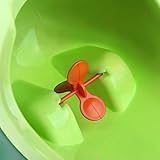 Frosch Kinder Töpfchen WC-Training Cartoon-WC für Kleinkinder Jungen Pee Trainer mit Windmühle Target Wurfspiel grün - 9