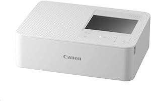 Canon Selphy Cp1500 Imprimante Photo Mobile avec kit de Papier, Blanc, imprimante sans Fil Bluetooth avec Accessoires, compacte et légère, avec 54 Feuilles de Papier au Format 4 x 6 Cartes Postales
