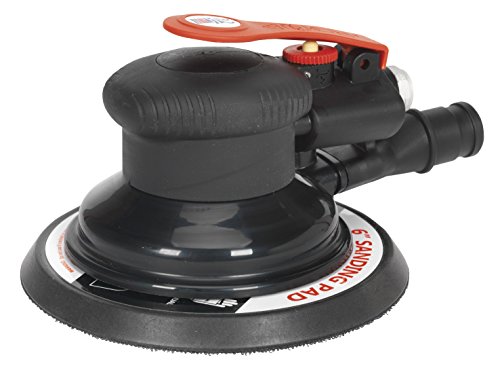 Sealey SA801 Air Palm Orbital Sander Ø150mm Dust-Free