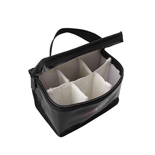 Preisvergleich Produktbild Lommer Akku-Aufbewahrungsbeutel, Multifunktionsfeuerfeste, Explosionsgeschützte Sicherheits-Akku-Speicher-Tasche für DJI Spark Mavic Pro Phantom 4 Pro