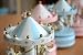 Grandey Music Box, Wooden Merry-Go-Round 4-Horse Music Box Baby Kids Children Christmas Birthday Gift Carousel Music Box (Pink)