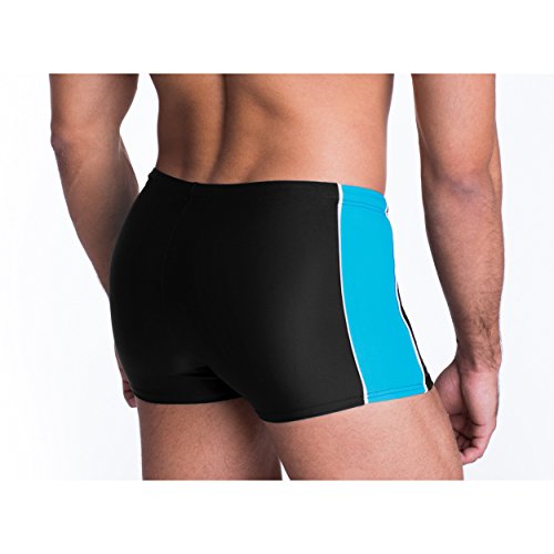 Herren Badeshorts Große Größen Badehose Kurz Schwimmhose Männer Schwarz Dunkelblau Grau Übergrößen 4XL 5XL 6XL 7Xl 8XL - 2