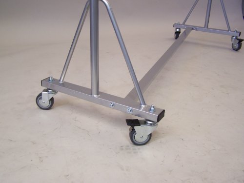 Stabiler Kleiderständer fahrbar für professionellen Einsatz auf Rollen 150cm 160kg rollbar - 2