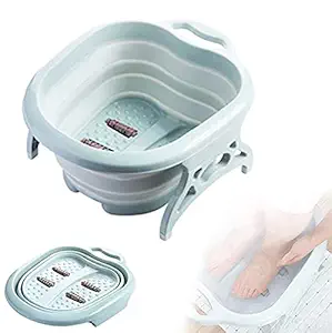 MAHVIW Foot Massagers , Foot Massager Foot Tub Portable Foot Bath Tub Foldable Thicken Heightening Plastic Bucket For Soaking Feet To Soothing Tired Feet