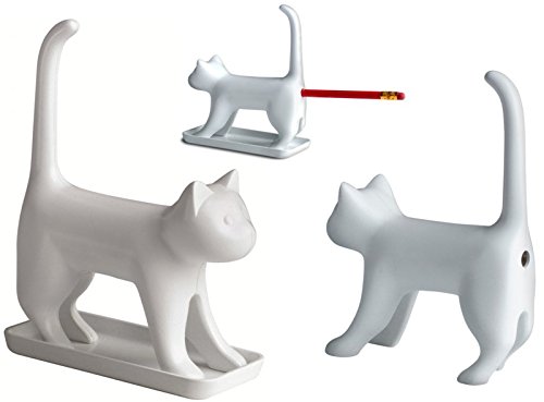 Bleistiftanspitzer - Katze - weiß - mit Sound