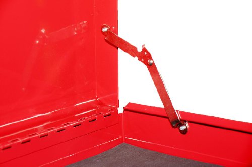 TNT-ProTools Werkzeugkoffer, Werkzeugbox, Werkzeugkiste, Angelkoffer, Werkzeugkasten 5 Schubladen, rot, 12010063 - 6