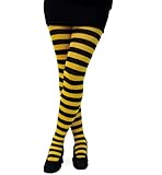 Strumpfhose, Biene oder Marienkäfer für Erwachsene, Kostümzubehör, Bienchen Käfer, Ideal für Karneval (Biene)